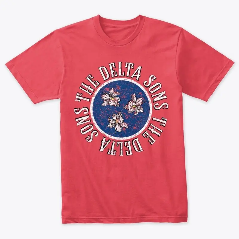 Delta Sons Tri Flower Tee